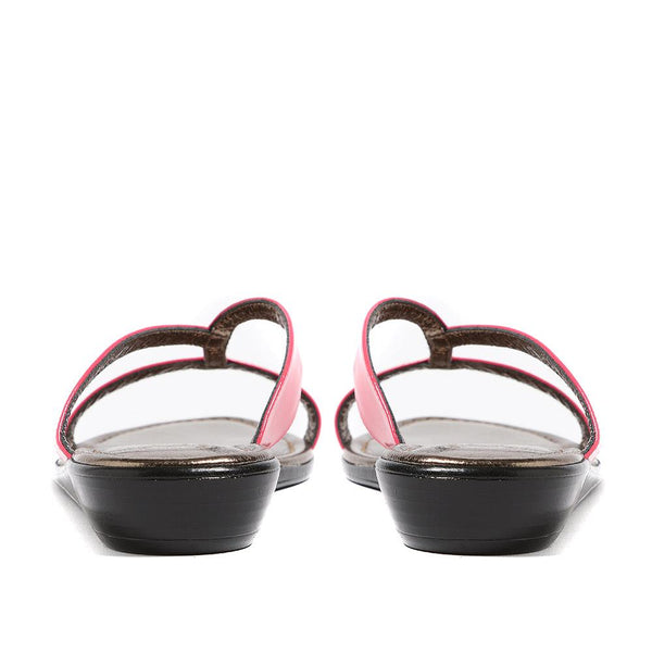 Jones Bootmaker Outlet Klevina Leather Sandals - Hot Pink
