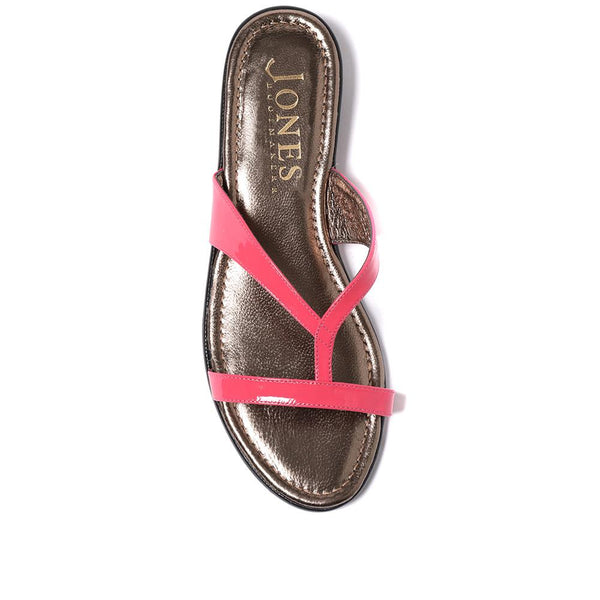 Jones Bootmaker Outlet Klevina Leather Sandals - Hot Pink