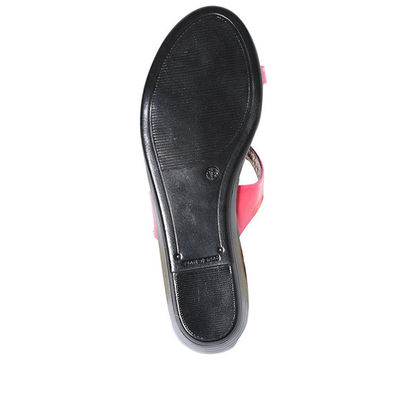 Jones Bootmaker Outlet Klevina Leather Sandals - Hot Pink