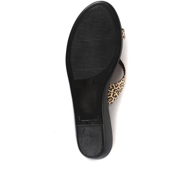 Jones Bootmaker Outlet Klevina Leather Sandals - Leopard