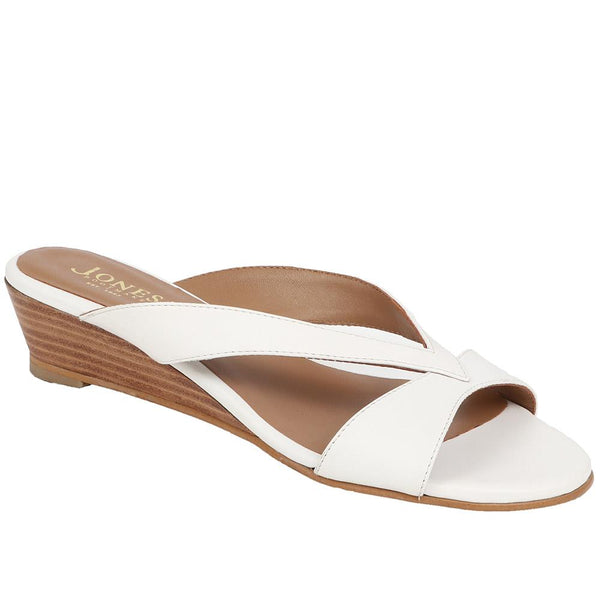 jones bootmaker Outlet Klevina2 Mules - White Leather