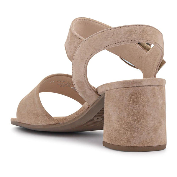 Jones Bootmaker Outlet Kooky Suede Mid-High Block Heels - Grey