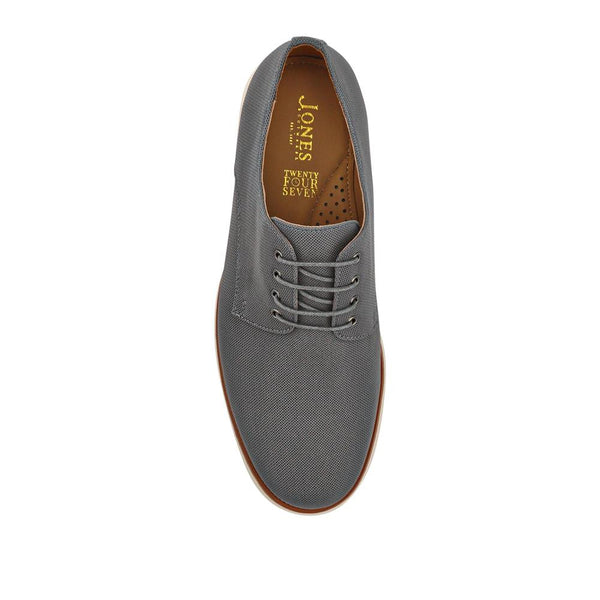 Jones Bootmaker Outlet Laird Wide-Fit Lace-Ups - Grey