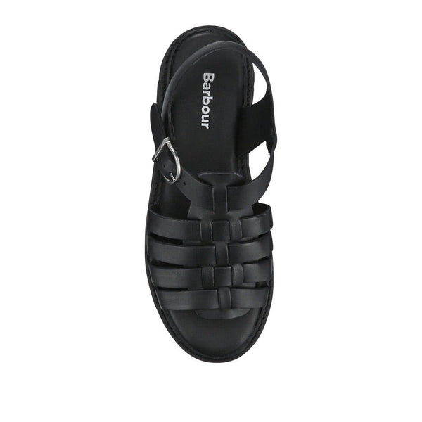 Jones Bootmaker Outlet Leather Buckled Sandals - Black