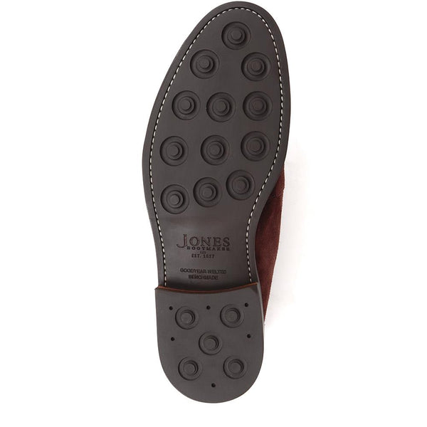 Jones Bootmaker Outlet Leather Lace-Up Smart Shoes - Dark Brown Suede