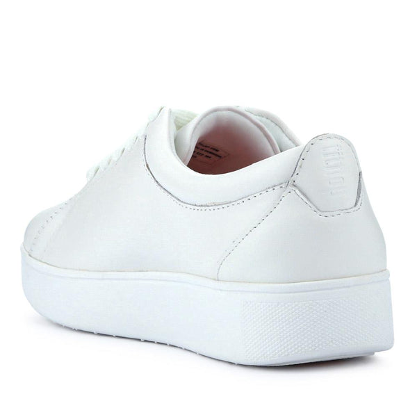 Jones Bootmaker Outlet Leather Lace-Up Trainers - White
