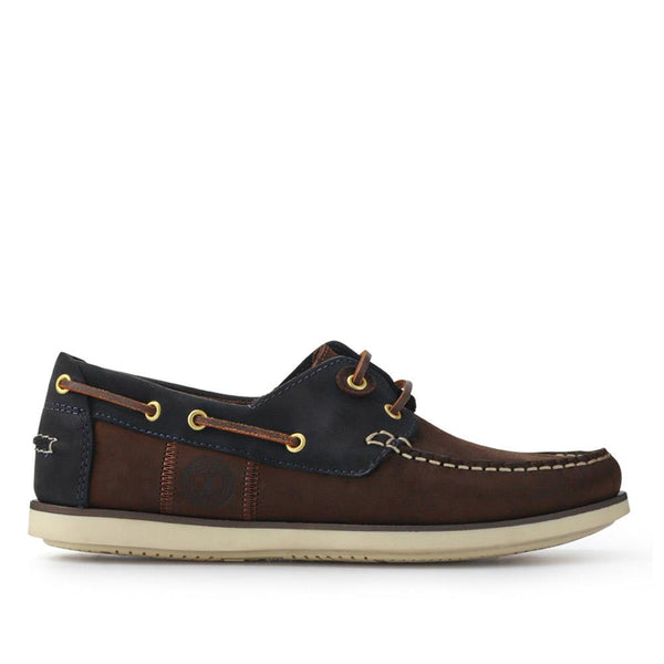 jones bootmaker Outlet Leather Slip-On Boat Shoes - Brown
