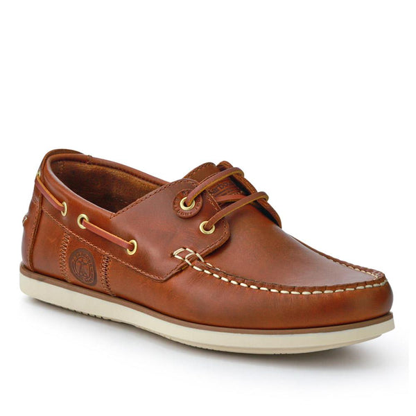 jones bootmaker Outlet Leather Slip-On Boat Shoes - Cognac