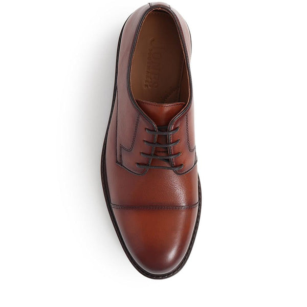 Jones Bootmaker Outlet Ledbury Leather Lace-Up Shoes - Tan