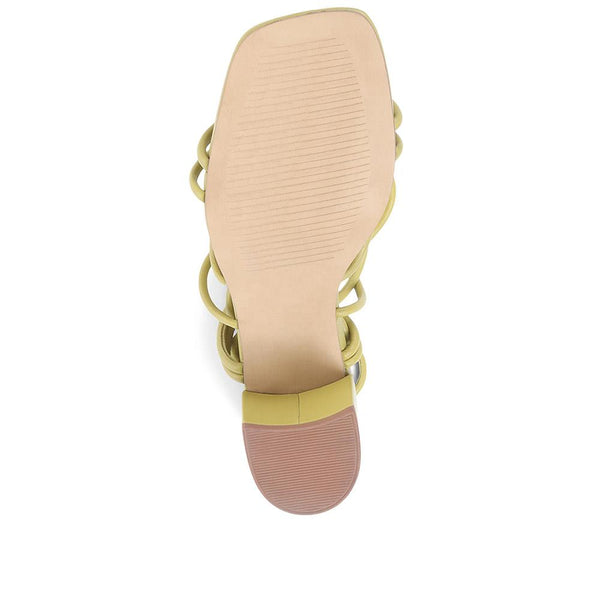 Jones Bootmaker Outlet Liezel Gladiator Roped Heels - Lime