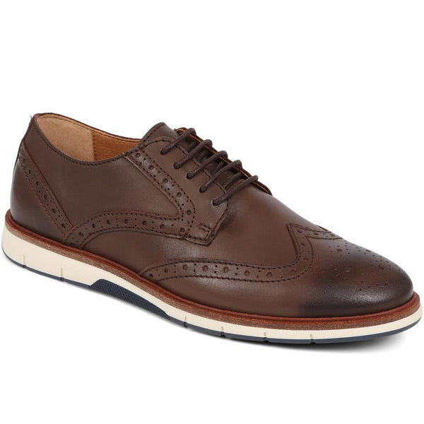 jones bootmaker Outlet Lingfield Leather Brogues - Brown