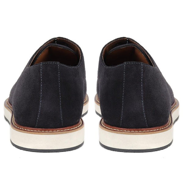 Jones Bootmaker Outlet Lowen2 Suede Casual Lace-Ups - Navy Suede