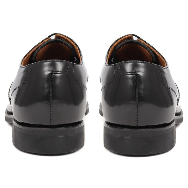 Jones Bootmaker Outlet Minty Goodyear Welted Polished Leather Oxford Shoe - Black