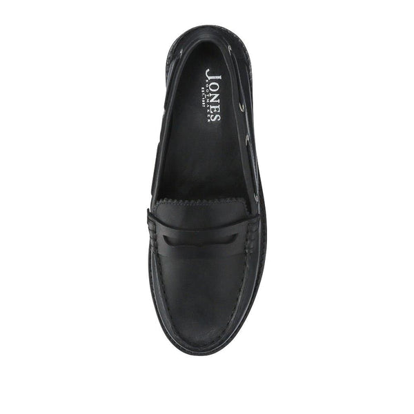 Jones Bootmaker Outlet Miuccia Leather Moccasins - Black