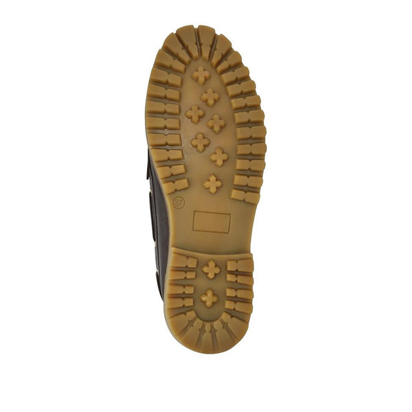 Jones Bootmaker Outlet Miuccia Leather Moccasins - Brown