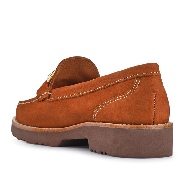 Jones Bootmaker Outlet Orlana Leather Slip-On Moccasins - Tan