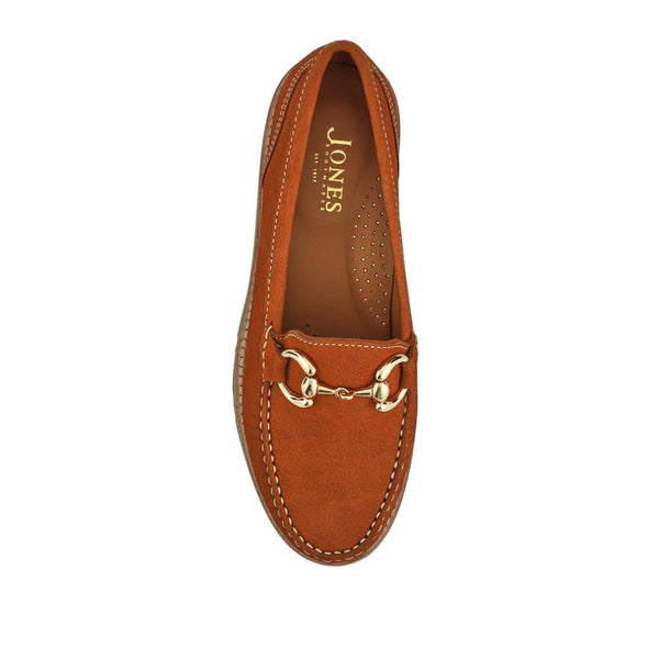 Jones Bootmaker Outlet Orlana Leather Slip-On Moccasins - Tan