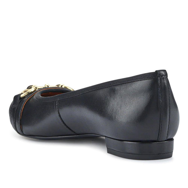 Jones Bootmaker Outlet Ozara Casual Leather Pumps - Black