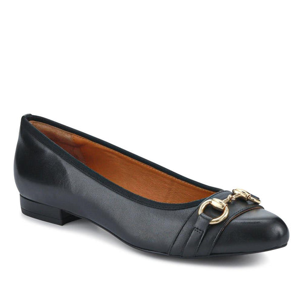 jones bootmaker Outlet Ozara Casual Leather Pumps - Black