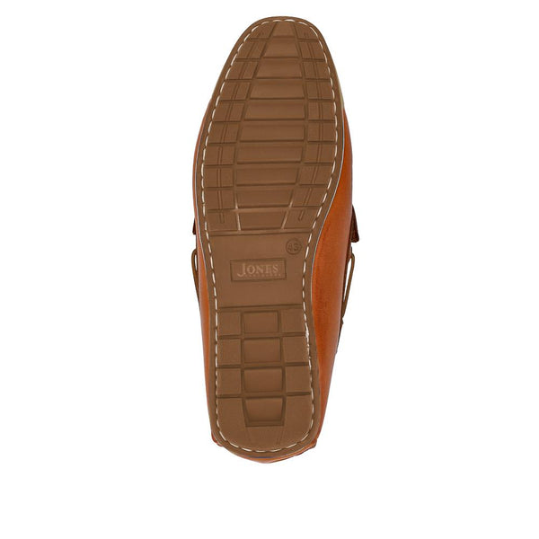 Jones Bootmaker Outlet Parks Casual Leather Moccasins - Tan