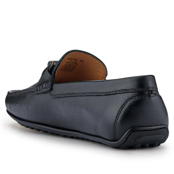 Jones Bootmaker Outlet Pascual Leather Moccasins - Black Grain