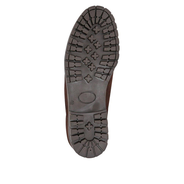 Jones Bootmaker Outlet Patchway Leather Moccasins - Dark Brown