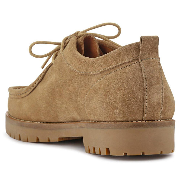 Jones Bootmaker Outlet Patchway Leather Moccasins - Sand