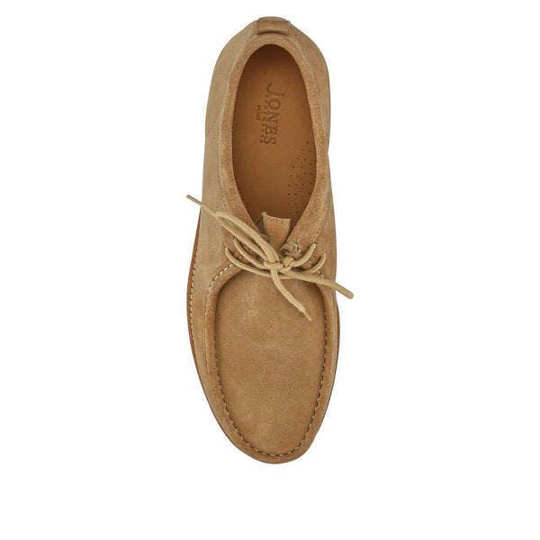 Jones Bootmaker Outlet Patchway Leather Moccasins - Sand
