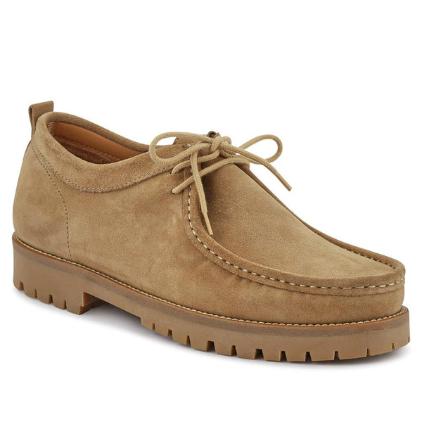jones bootmaker Outlet Patchway Leather Moccasins - Sand
