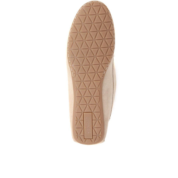 Jones Bootmaker Outlet Penelopie Leather Moccasins - Sand