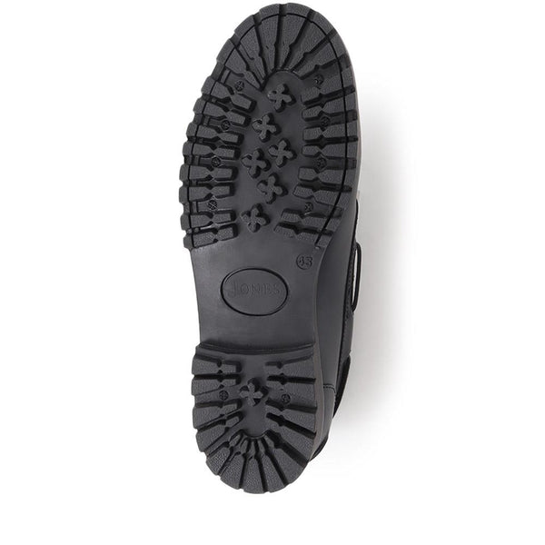 Jones Bootmaker Outlet Pickering2 Leather Boat Shoes - Black