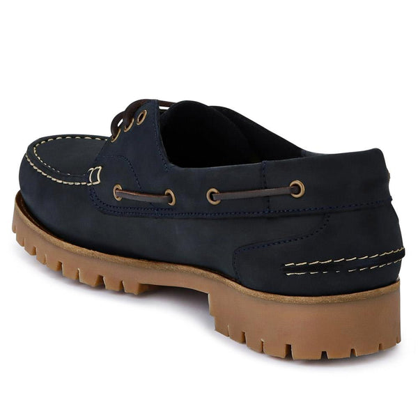 Jones Bootmaker Outlet Pickering2 Leather Boat Shoes - Navy