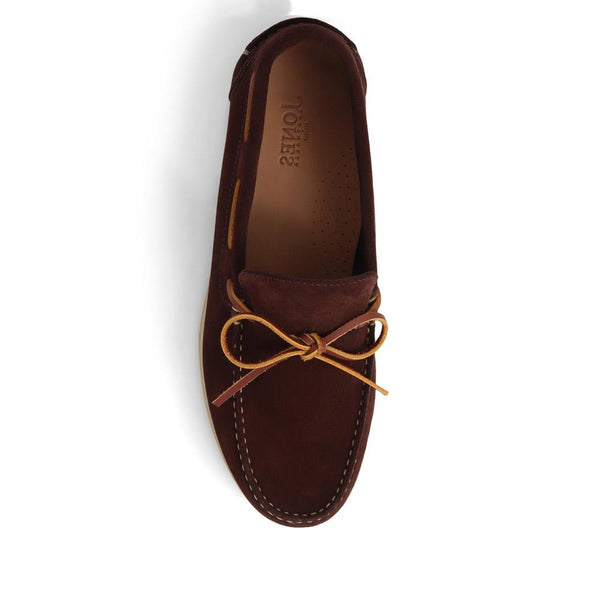 Jones Bootmaker Outlet Portsmouth Suede Moccasins - Brown Suede