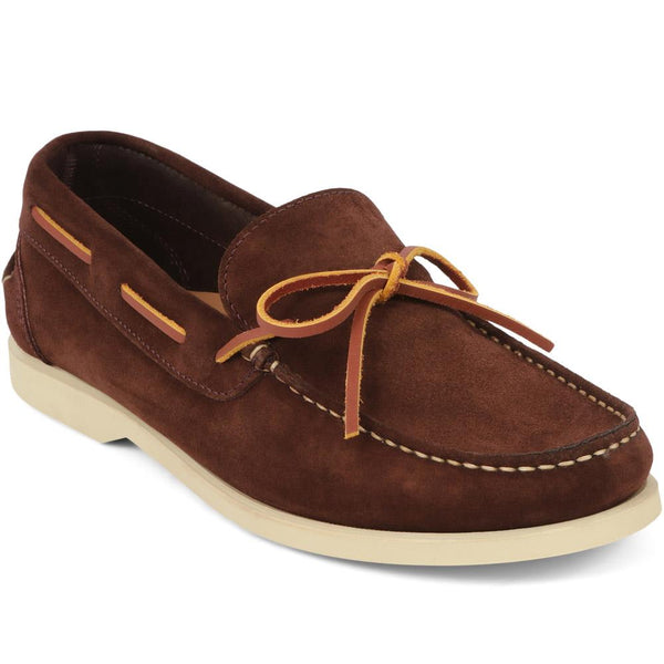 jones bootmaker Outlet Portsmouth Suede Moccasins - Brown Suede