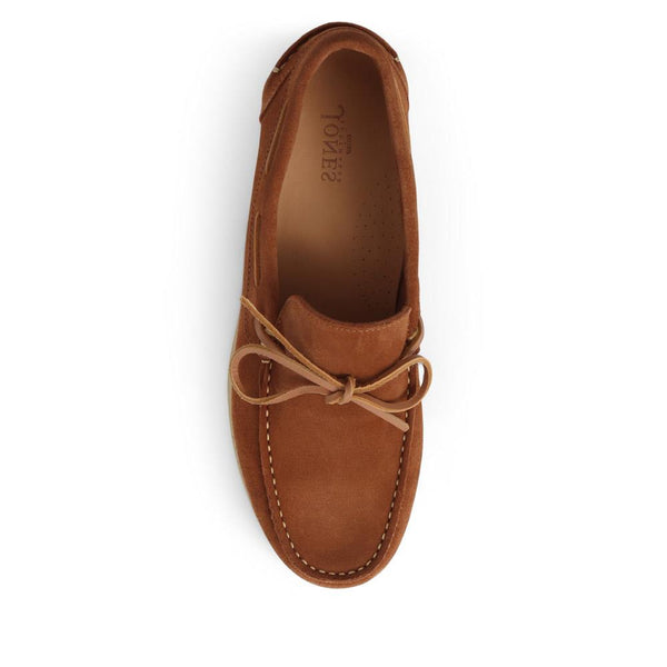 Jones Bootmaker Outlet Portsmouth Suede Moccasins - Tan Suede