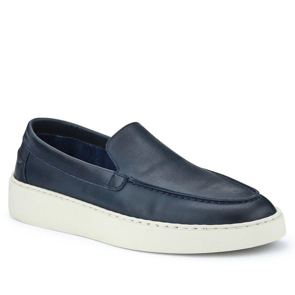 jones bootmaker Outlet Quade Smart Leather Slip-On Shoes - Navy
