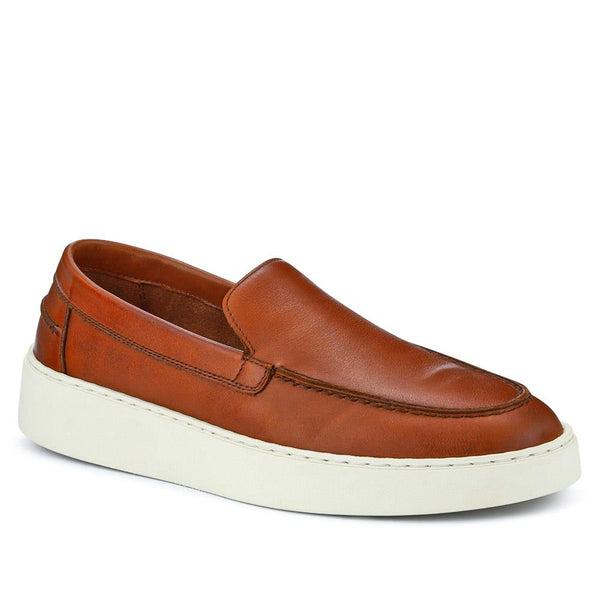 jones bootmaker Outlet Quade Smart Leather Slip-On Shoes - Tan