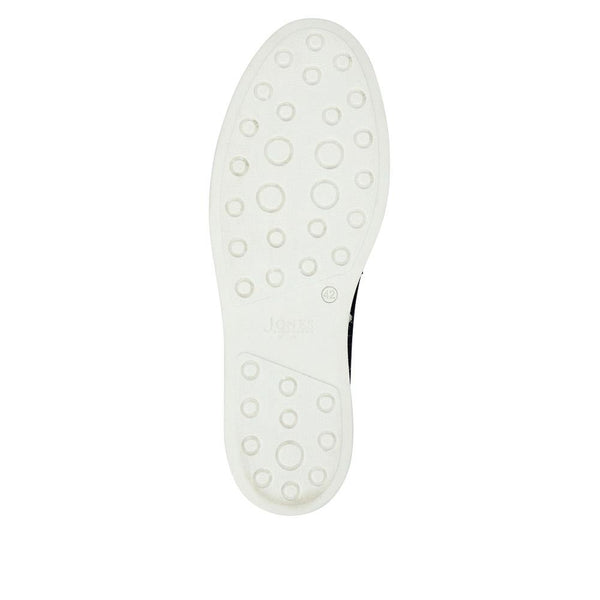 Jones Bootmaker Outlet Quent Casual Slip-On Shoes - Navy Suede