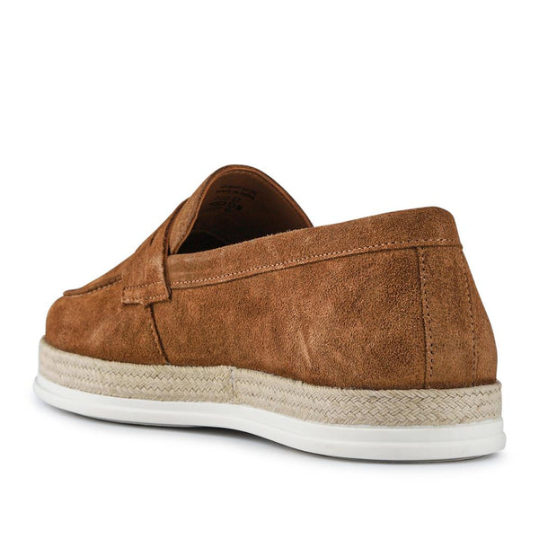 Jones Bootmaker Outlet Quent Casual Slip-On Shoes - Tan Suede