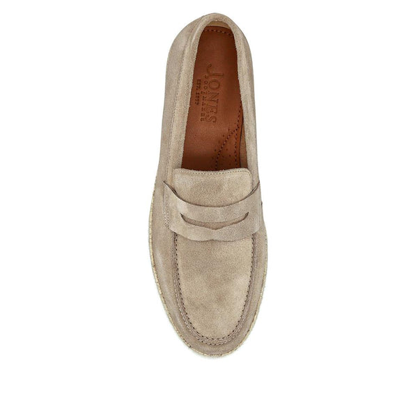 Jones Bootmaker Outlet Quent Casual Slip-On Shoes - Taupe