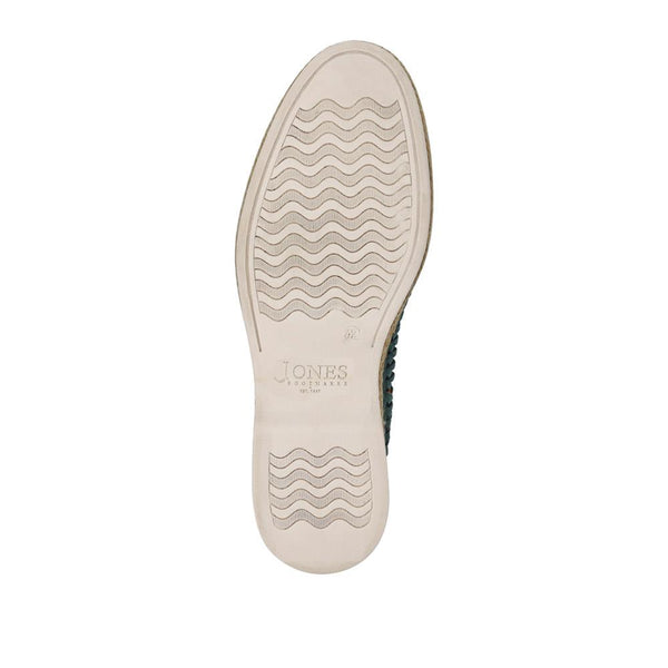 Jones Bootmaker Outlet Raheem Leather Loafers - Green Suede