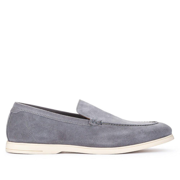 Jones Bootmaker Outlet Raiden Suede Loafers - Grey Suede
