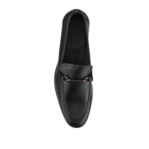 Jones Bootmaker Outlet Raul Smart Leather Loafers - Black