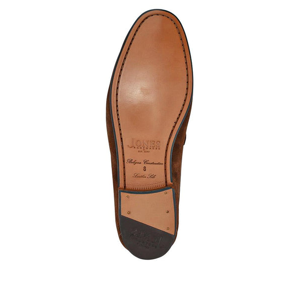 Jones Bootmaker Outlet Retford Leather Loafers - Brown Suede