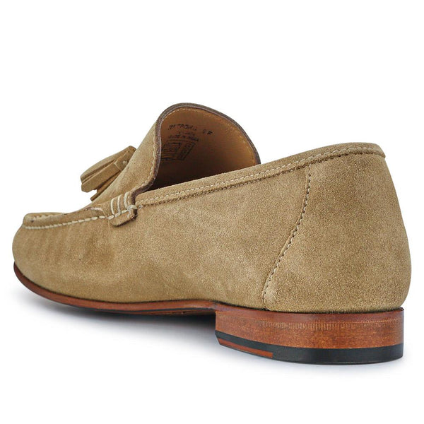 Jones Bootmaker Outlet Retford Leather Loafers - Sand Suede
