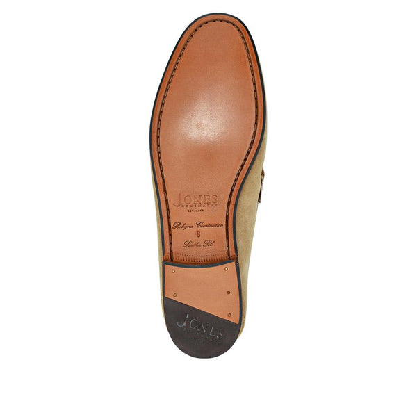 Jones Bootmaker Outlet Retford Leather Loafers - Sand Suede