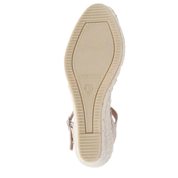 Jones Bootmaker Outlet Ria Leather Espadrilles - Taupe