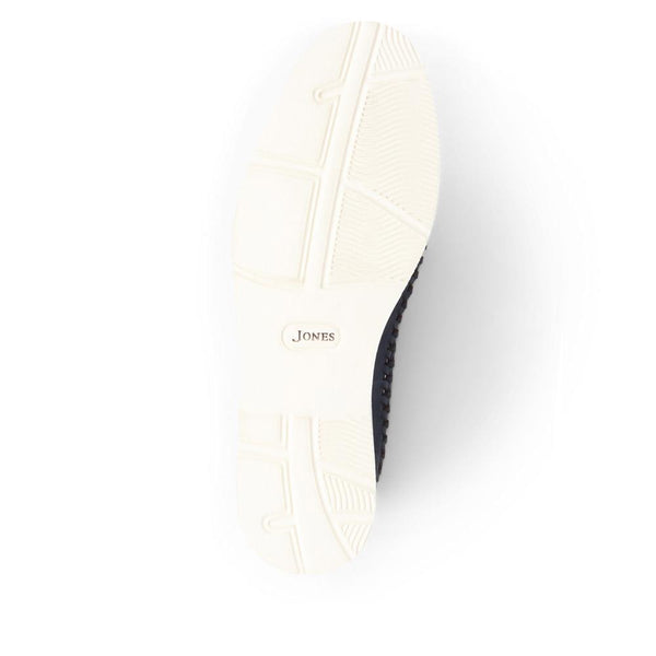 Jones Bootmaker Outlet Riptide Leather Moccasins - Navy Nubuck