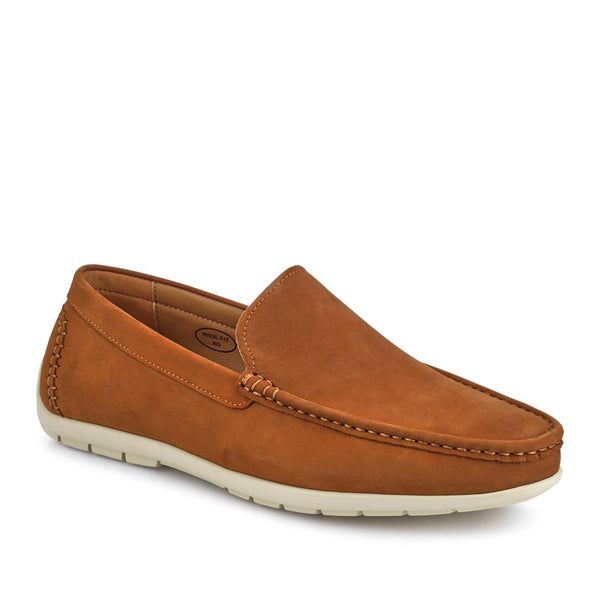 jones bootmaker Outlet Rohan Wide Fit Leather Sheepskin-Lined Moccasins - Tan