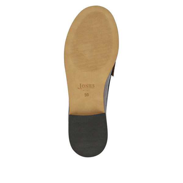 Jones Bootmaker Outlet Sabra Heeled Slip-On Shoes - Pewter